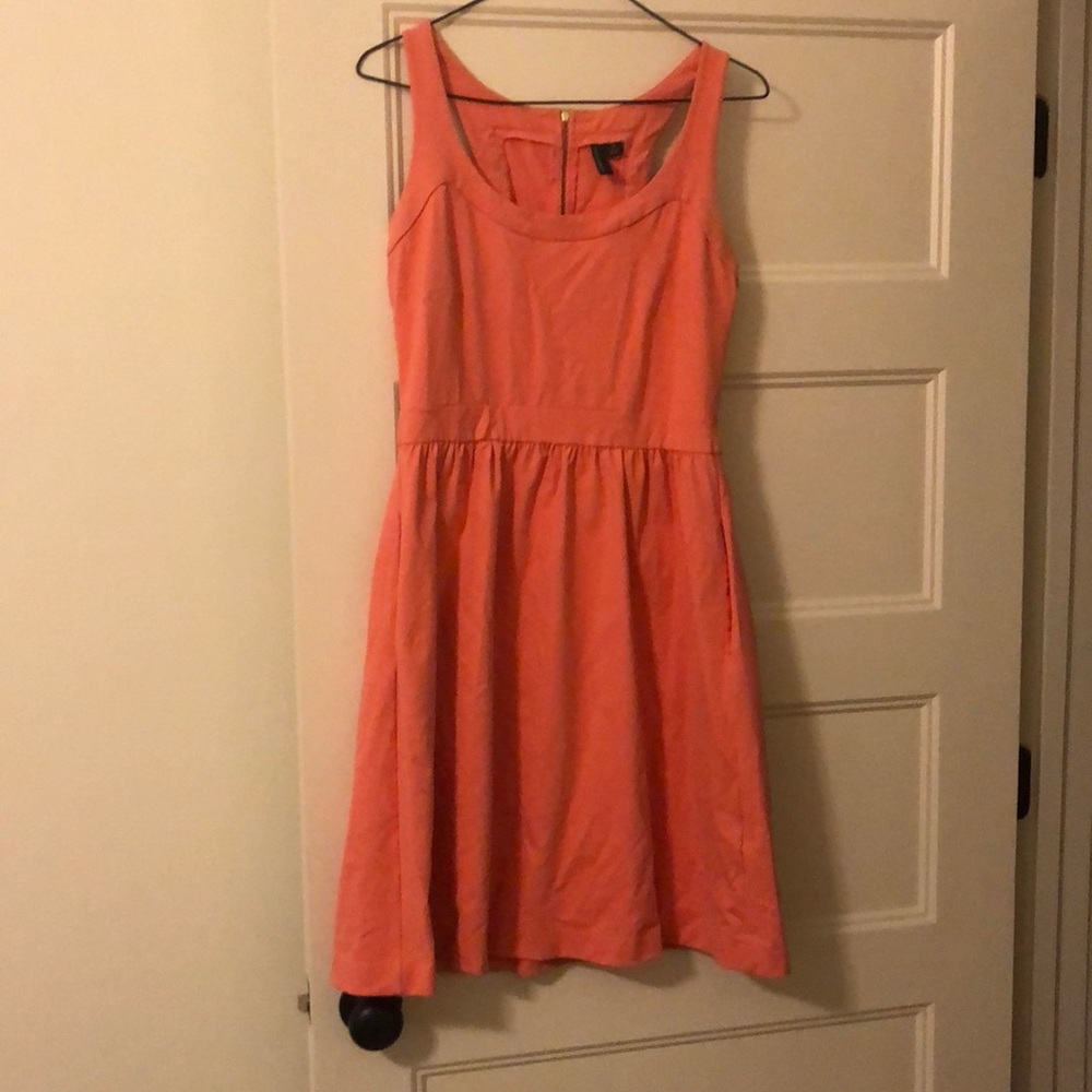 Coral dress